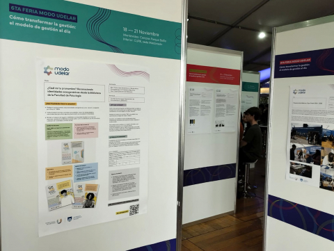 La Biblioteca de la Facultad de Psicología presentó el proyecto ¿Cuál es tu pronombre? en la VI Feria Modo Udelar